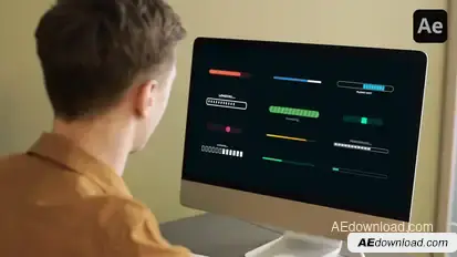 Loading Bars Elements template preview
