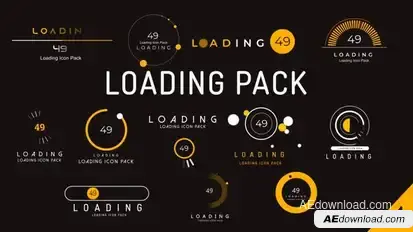 Loading Icon Pack Elements template preview