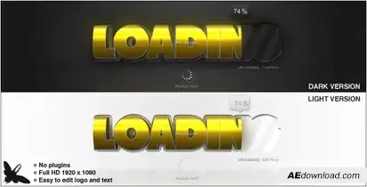 Loading Logo Logo Stings template preview