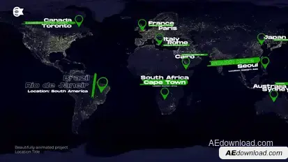 Location | After Effects Titles template preview