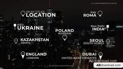 Videohive Location Titles 1.0 | After Effects 49236400 Titles template preview
