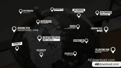 Location Titles 2.0 | After Effects Titles template preview