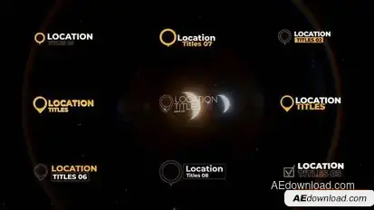 Videohive Location Titles 3.0 | After Effects 55353045 Titles template preview