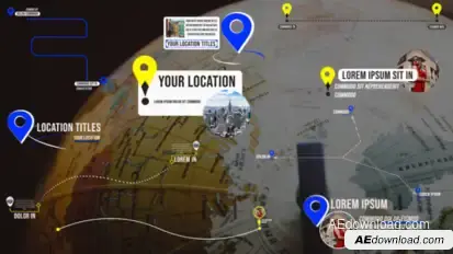Location Titles Elements template preview