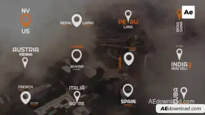 Location Titles Elements template preview
