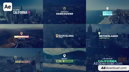 Location Titles Elements template preview
