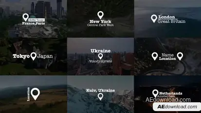 Location Titles | AE Titles template preview