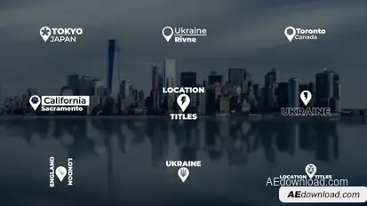 Location Titles | AE Titles template preview