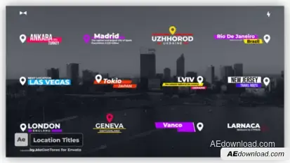 Location Titles _AE Titles template preview