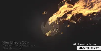 Logo at Fire Logo Stings template preview