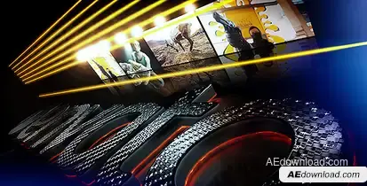 Blockbuster Movies Cinema Intro Logo Stings template preview
