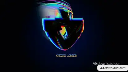 Logo Glitch Logo Stings template preview