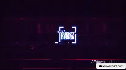 Logo Glitch Opener Logo Stings template preview