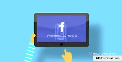 Logo on Tablet Logo Stings template preview
