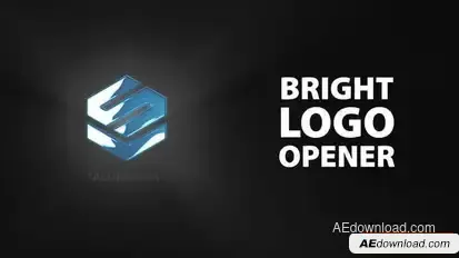 Glow Logo Logo Stings template preview