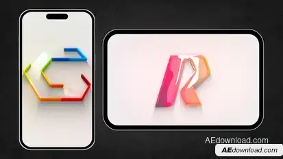 Vertical Logo Logo Stings template preview