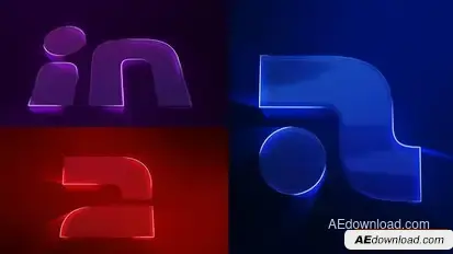 Logo Reveal Glow Logo Stings template preview