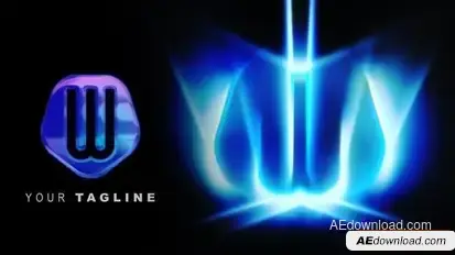 Logo Reveal Light Logo Stings template preview