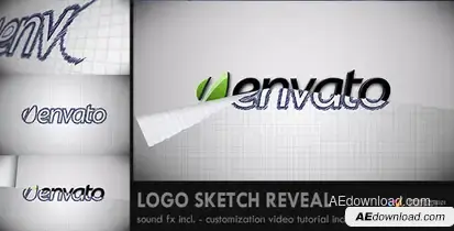Logo Sketch Reveal Openers template preview