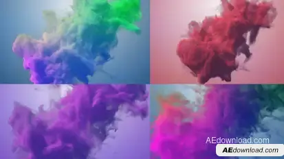 Logo Smoke Particle Logo Stings template preview
