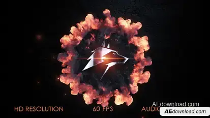 Logo Stomp Explosion Logo Stings template preview
