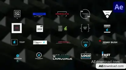 Logo Text Titles for After Effects Logo Stings template preview