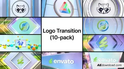 Logo Transition (10-pack) Elements template preview