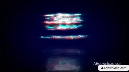 Logo Transition - Glitch Logo 01A  After Effect Templates Logo Stings template preview