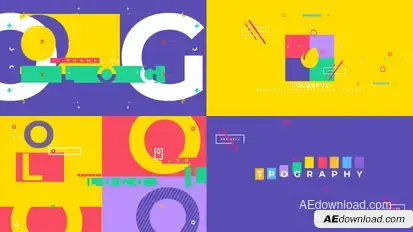 Logo Typo Opener Logo Stings template preview