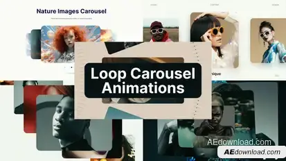 Loop Carousel Animation Product Promo template preview