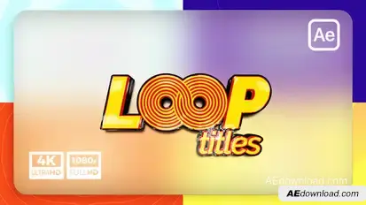 Loop Titles Animation Titles template preview