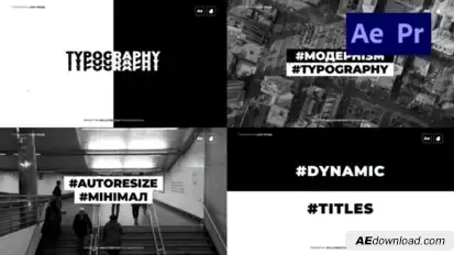 Loop Typography Titles Titles template preview