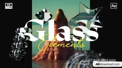 Looped Glass Elements Elements template preview