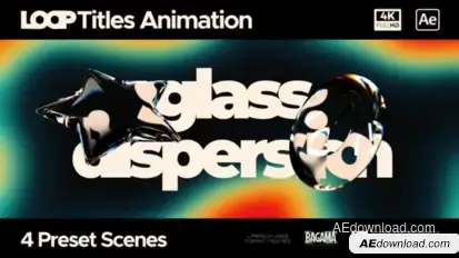 Looped Title Scenes Elements template preview