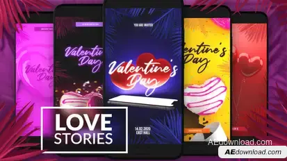 Love Instagram Stories Titles template preview
