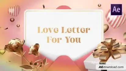 Love Letter Video Displays template preview