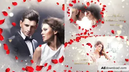 Love Slideshow Video Displays template preview