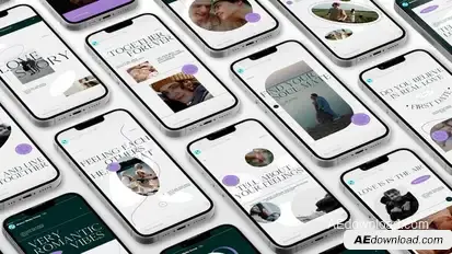 Love Stories Product Promo template preview