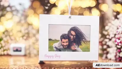 Love Story Album Video Displays template preview