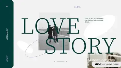 Love Story Promo Openers template preview