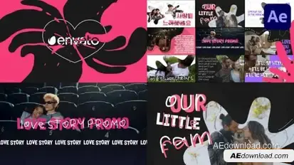 Love Story Promo for After Effects Openers template preview