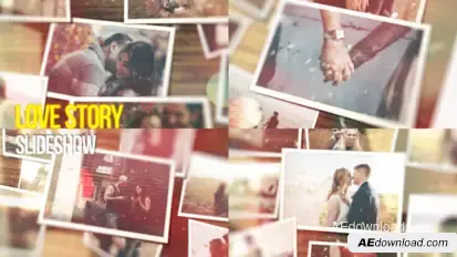 Love Story Slideshow broadcast-packages template preview