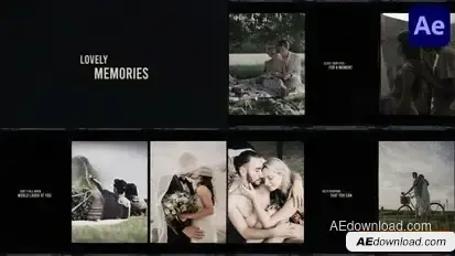 Lovely Memories for After Effects Openers template preview