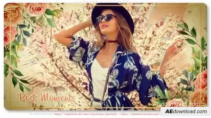 Lovely Photo Slideshow Video Displays template preview