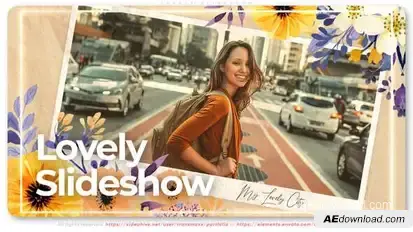 Lovely Slideshow Video Displays template preview