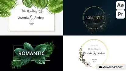 Videohive Lovely Title Titles template preview