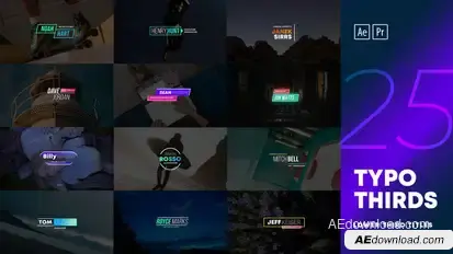Lower Third Titles Pack Titles template preview