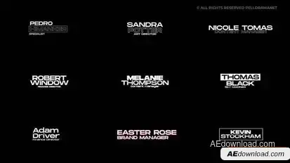 Lower Thirds 1.0 | AE Titles template preview