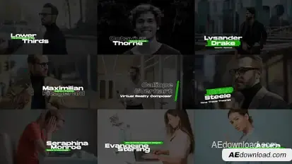 Lower Thirds 3.0 | After Effects Elements template preview