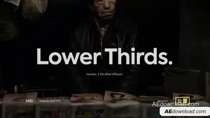 Lower Thirds Elements template preview